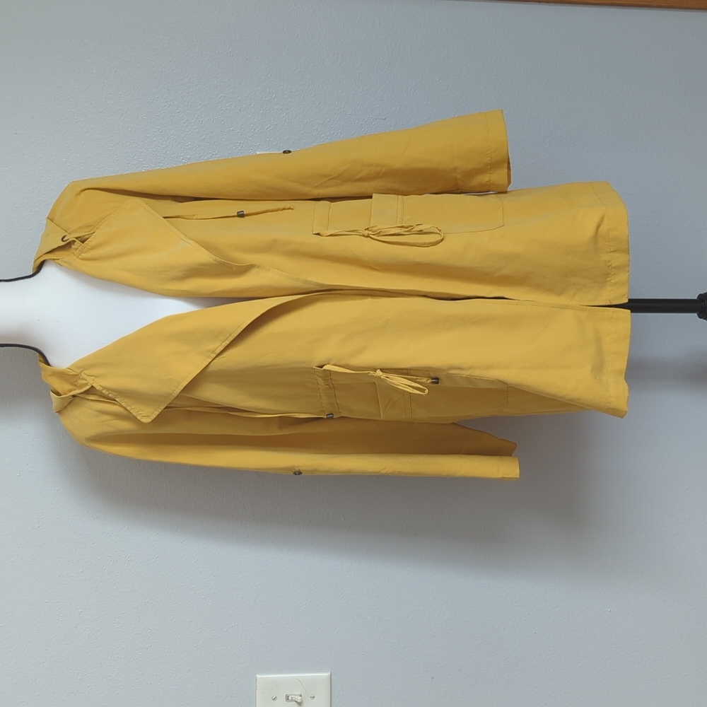 Open Front Hooded Jacket Size Large